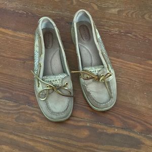 Glitter Topsiders, 8M